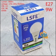 LSFE E27 LED 9 WATT Light Bulbs