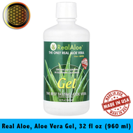 Real Aloe Organic Aloe Vera Gel 32 fl oz (946 ml) - [EXP 05/2027]