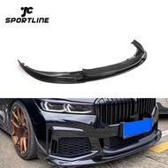 Carbon Fiber G11 G12 Front Bumper Lip for BMW 7 Series M760i M sport Sedan 4 Door 2019-2022