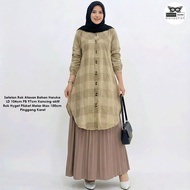 Latest Trendy Tunic Skirt Set Kaira Set Premium Haruka Material Mix Hyget Pleated Simple Elegant
