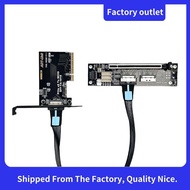 PCIe 4.0 X8 to SFF-TA-1016 Adapter Card MCIO External Graphics Card Split Card Support 2U 4U Chassis