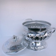 [พร้อมส่ง ของอยู่ไทย] โถข้าว (หม้อแบ่ง) อลูมิเนียม ลายไทย   KM4.31679❗❗ลดเฉพาะวันนี้❗❗