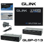 Glink HDMI Splitter 1x4 รุ่น GLSP-013 (4K  FullHD 1080p) แยกจอ 4 จอ