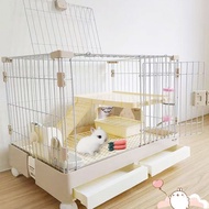 MH35Rabbit Cage Automatic Dung Cleaning Rabbit Cage Household Extra Large Rabbit Cage Rabbit Villa Nest Rabbit House Pet