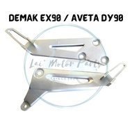 FOOTREST BRACKET FOOT REST BRACKET FOOT STAY FOOT PILLION STEP PAPAN PIJAK KAKI MOTOR DEMAK EX90 EX 