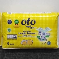 Oto Adult Diapers / Adult Diapers Adhesive Size XL Contents 6