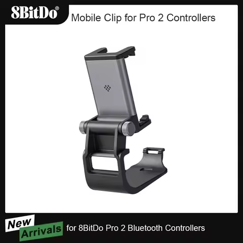 8BitDo Mobile Phone Clip for 8BitDo Pro 2 Gamepad Adjustable Controller Holder Stand for Pro2 Game A