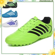 Ready Stock Turf Indoor Men Women Soccer Shoes Kids Futsal Shoes Cleats Training FG Football Shoes B