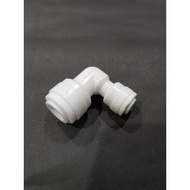 RO Elbow Connector 3/8" Tube 田 1/4" Tube Connector RO