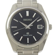 近全新 Grand Seiko Heritage 系列日期顯示腕錶 9F82 0AA0 SBGV007 黑色錶盤不鏽鋼石英男士腕錶