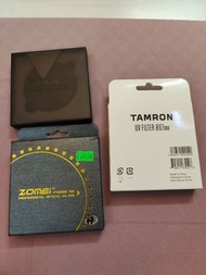 Tamron U filter / Zomei 可調ND filter / Zomei  微距濾鏡