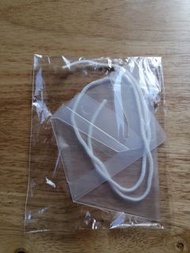 已摺成/未摺的成人立體高清透明口罩(現貨)獨立包裝 (包本地平郵)