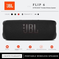 【6 Months Warranty】Original JBL Flip 6 Portable Speaker Bluetooth Microphone with Speaker for IOS/Android/PC Speaker Waterproof Wireless Speaker with Microphone JBL Speaker Bluetooth Bass Flip6 Speaker