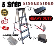 5 STEP SINGLE SIDED LADDER HEAVY DUTY MULTI PURPOSE TANGGA ALUMINIUM HOLLOW