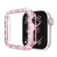 For Apple Watch Series 3 & 2 & 1 38mm Double Row Diamonds PC Protective Case