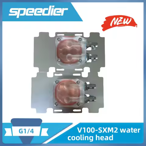 V100-SXM2 Water Cooling Head for NVIDIA V100 P100 A100-32GB SXM2 Connector Graphics Card Purple Copp