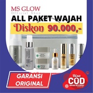 Ms Glow All Complete 100% Original Face Packages, Serum, Red Jelly, Radiance Gold, JJ Glow