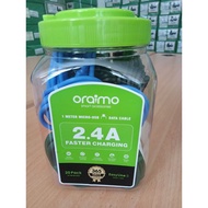 Oraimo Micro USB Data Cable 2.4A Oraimo OCD-113M (1 Jar Contains 20Pcs)