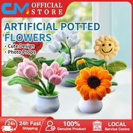 【Next-day delivery】Artificial Potted Flower Fake Plants Flowers With Pot Home Decor Mother Day Gift