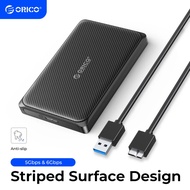 ORICO 2.5 Inch SATA to USB 3.0/Type-C HDD Case USB3.0 MicroB External Hard Drive Disk Enclosure High-Speed UASP SSD Case