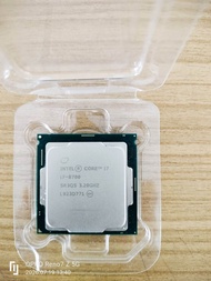 CPU Intel I7-8700 6C/12T สภาพสวยถอดจากเคส ใช้งานปกติ เทสรีวิวก่อนส่ง