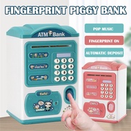 Electronic Piggy Bank ATM Password Money Box Cash Coins Saving ATM Bank Safe Box Auto Scroll Paper B