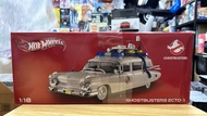 (N)開封品 側鏡爛 Hot Wheels 1/18 Ghost Buster Ghostbuster ECT0-1 捉鬼敢死隊 捉鬼車 紅盒
