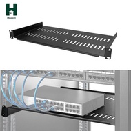 [Homyl] Server Bracket, 1U Rack Shelf, Network Tool, Network Rack, Computer Case, Mounting Compartme