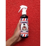 BARBERSHOP BED SHEET BOTTLE HAIR BARBER SALON COOL MOTIF BED SHEET SPRAY SPRAY