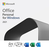 Microsoft Office Personal 2021 (最新 永続版)|オンラインコード版|Windows11、10|PC2台