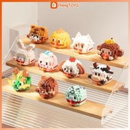 FChengTOYS Chinese Zodiac Bricks Toys Building Blocks Zodiac Blocks Chinese Zodiac Blocks 12 Years O