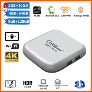 Q96 Mini Plus Smart TV Box Android 10.1 Amlogic S905L Quad Core 2.4G WIFI 4K Set Top Box 8GB+128GB H.265 Media Player 2022 New