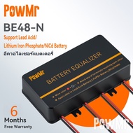 PowMr Battery Balancer Charger Controller 48V Solar System Battery Equalizer สําหรับเจลน้ําท่วม AGM แบตเตอรี่ตะกั่วกรด BE48