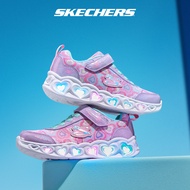 Skechers สเก็ตเชอร์ส รองเท้าเด็กผู้หญิง Girls Heart Lights Boogie Love Shoes - 303257L-LVMT