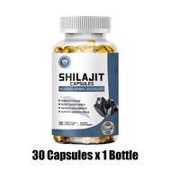 Omilay Himalaya Shilajit Capsule Shilajit Pure Organic หิมาลัย ชิลาจิตต์ ผลิตภัณฑ์เสริมอาหาร 120 Veg