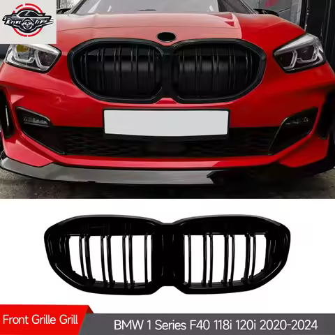 Front Bumper Kidney Racing Grille Bodykit Of Car(Auto) Accessories For BMW 1 Series F40 118i 120i 12