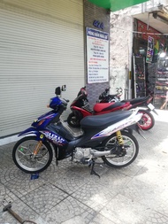 Tem rời axelo 125 mẫu mới trắng xanh