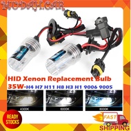 2pc HID Xenon Replacement Bulb 35W H4 H7 H11 H8 H3 H1 9006 9005 HID Headlamp Headlight LED