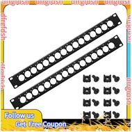 【D&F】1U Rack Mount Panel Punched Audio Rack Mount Panel Mount Panel Spacers 1U16