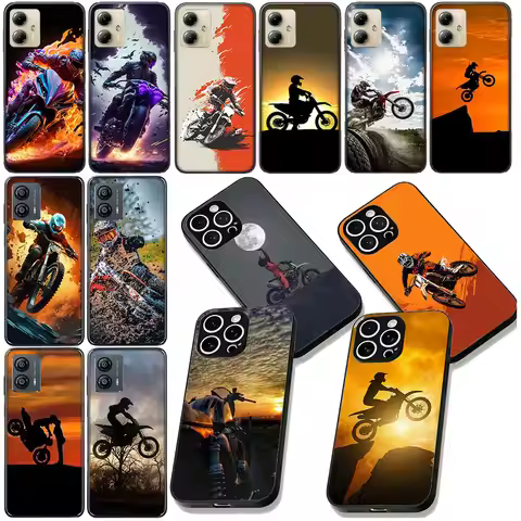 Moto Cross Motorcycle sports Phone Cover for Samsung Galaxy A04 j7 J5 J2 Prime J8 A01 A02 A03 A56 A4