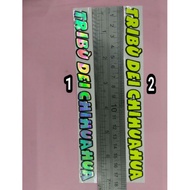 STIKER HELMET VISOR MOTOR TRIBUDEI CHIHUAHUA ROSSI 46 CUTTING STICKER