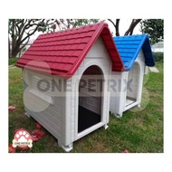 Waterproof Plastic Indoor / Outdoor Pet (Dog / Cat) House YE99128 SMALL - Red