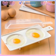 LEMONTRE Eggs Chicken Microwave Kitchen Tool Microwave Eggs 2 Eggs Cooking Cooker Steamer Tool Drain