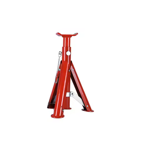 2/3 Ton Capacity Jack Stands Red Telescopic Design Car Axle Jack Stands Security Bracket Adjustable 