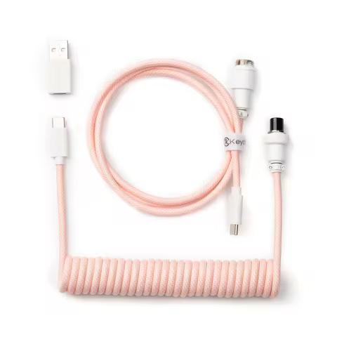 Keychron Coiled Aviator Keyboard Cable Type-C for Custom Mechanical Keyboard
