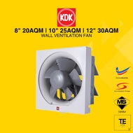 KDK WALL MOUNT EXHAUST FAN 8" 10" 12" 20AQM 25AQM 30AQM VENTILATING FAN 8INCH 10INCH 12INCH
