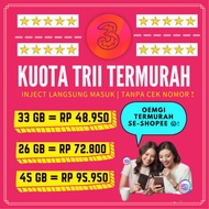 Paket Data Tri Kuota Happy Full 24 Jam 30 Hari 3GB 4GB 7GB 11GB 14GB 18GB 30GB 42GB 55GB 100GB