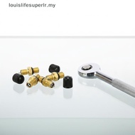 louislifesuperlr M8x1 Brass Tire Valve Stems for Car, Motorcycle & Bike Tires CCD