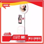 Live beauty Lamp D1, D2, and D3 Make up Mirror Ring Light Phone Holder