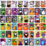 200 Sheets Halloween Stickers for Kids Bulk DIY Make a Face Halloween Activities Stickers Halloween 